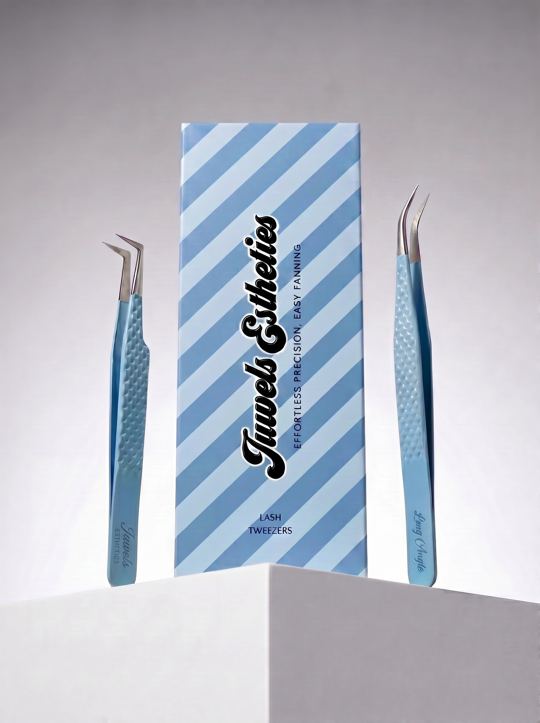 Baby Blue Tweezer Duo
